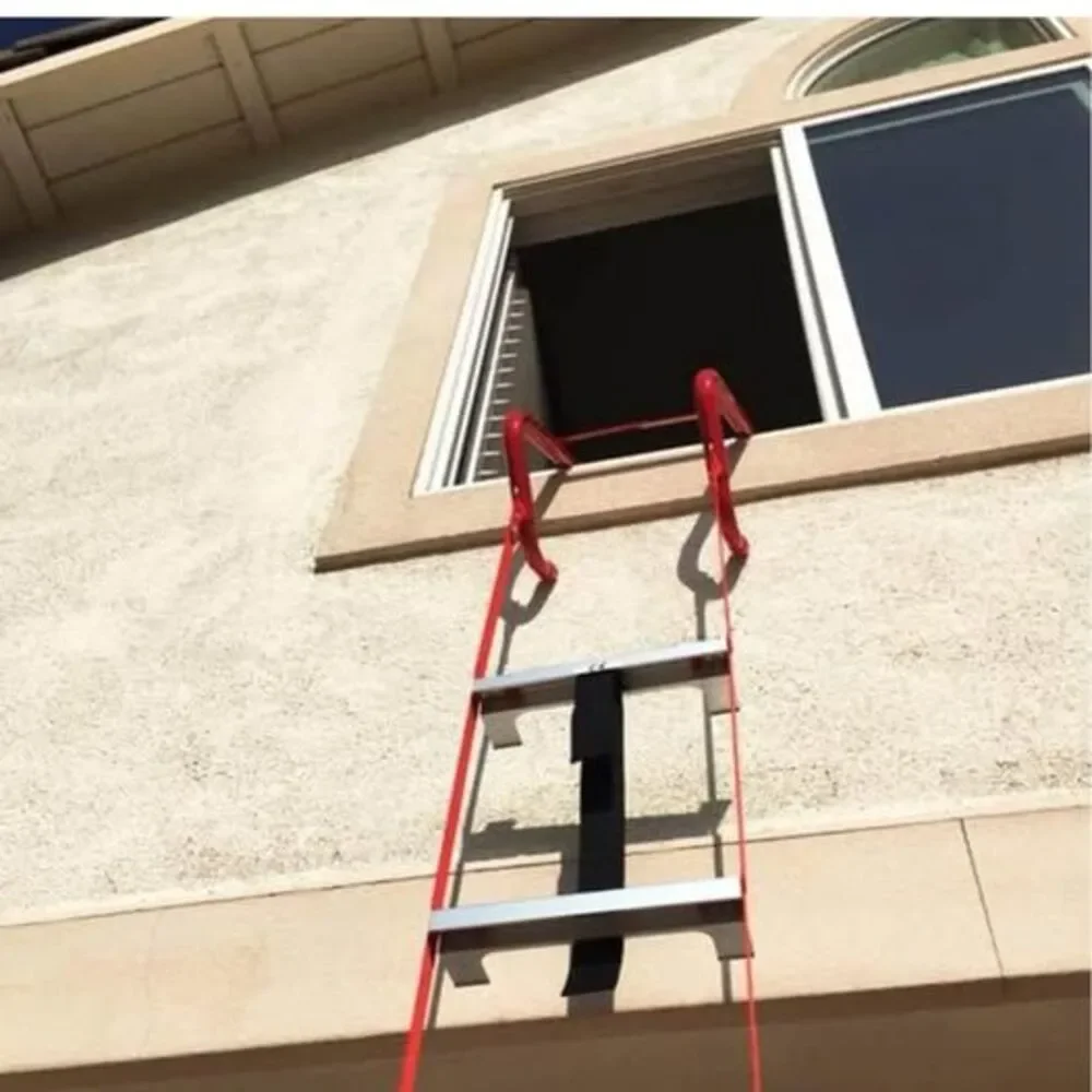 Brand New Hausse Retractable 2 Story Fire Escape Ladder, 13 Feet